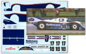 decal Porsche 962, Rothmans